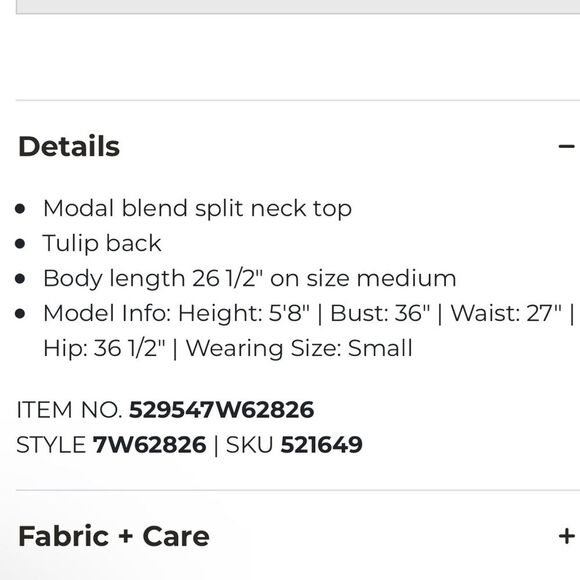 Lucky Brand Printed Top Ladies Size Medium Color: Black Multi // Soft! - Picture 15 of 15